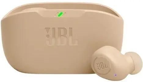 Наушники JBL Wave Buds, Bluetooth, внутриканальные, бежевый [jblwbudsbeg]